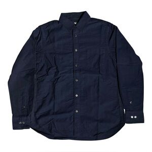 Sacai Casual Button Down Cotton Shirt Navy
